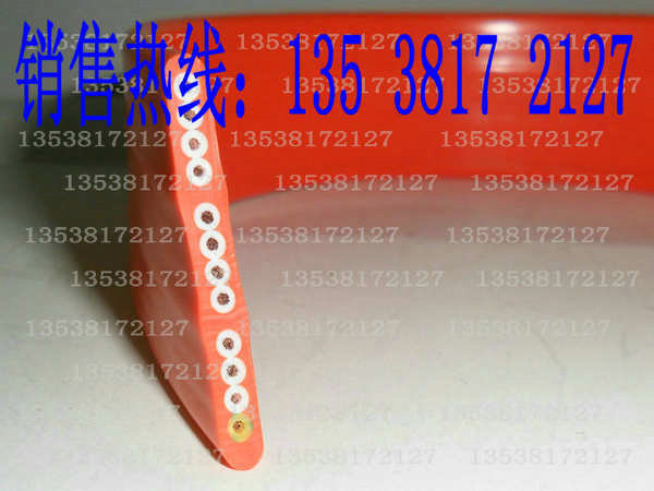 电镀设备用橙色扁线/龙门挂天车滑动电缆/