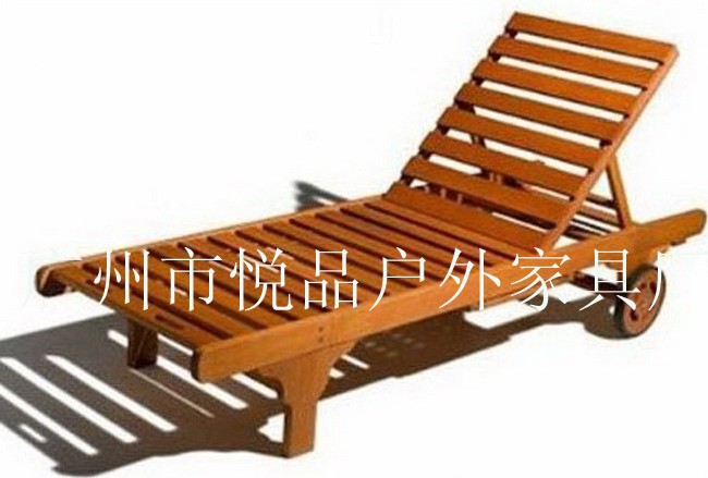 木制沙滩椅休闲躺椅庭院躺椅厂家批发价格