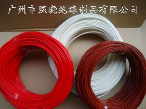 红色外胶内纤玻璃纤维套管,铁红色内纤外胶绝缘管
