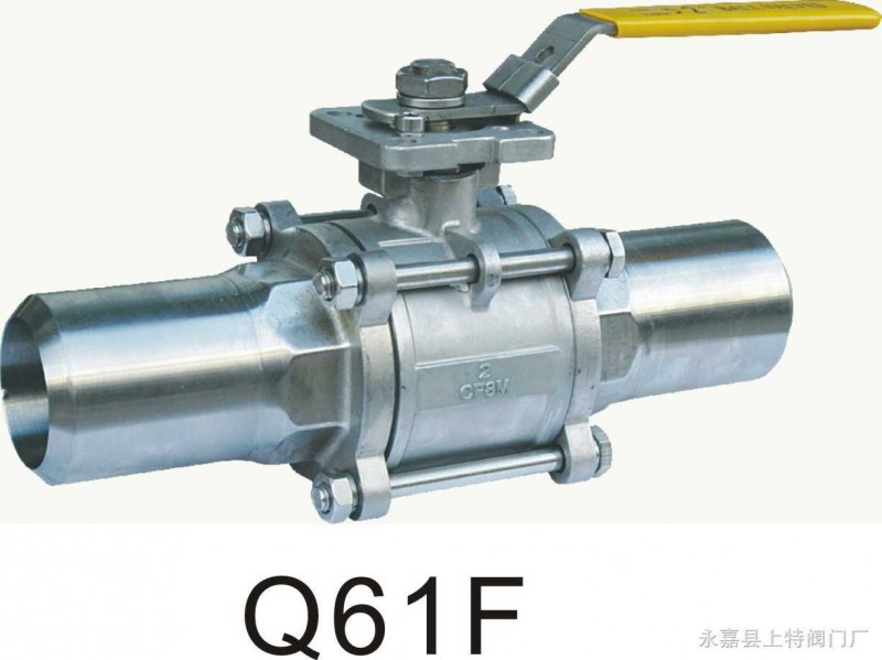 Q61F,Q61N三片式对焊球阀,对焊球阀,片式球阀