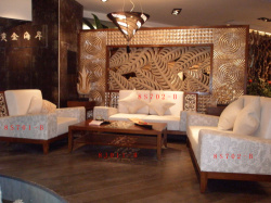 广州福景东南亚风情家具 现代时尚风格 供应客厅沙发 酒店沙发