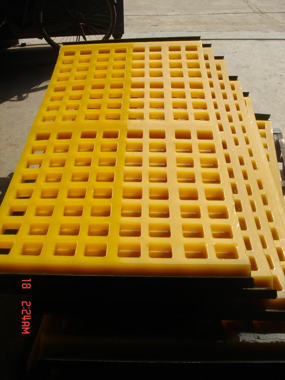 专业 生产 聚氨酯方孔筛板