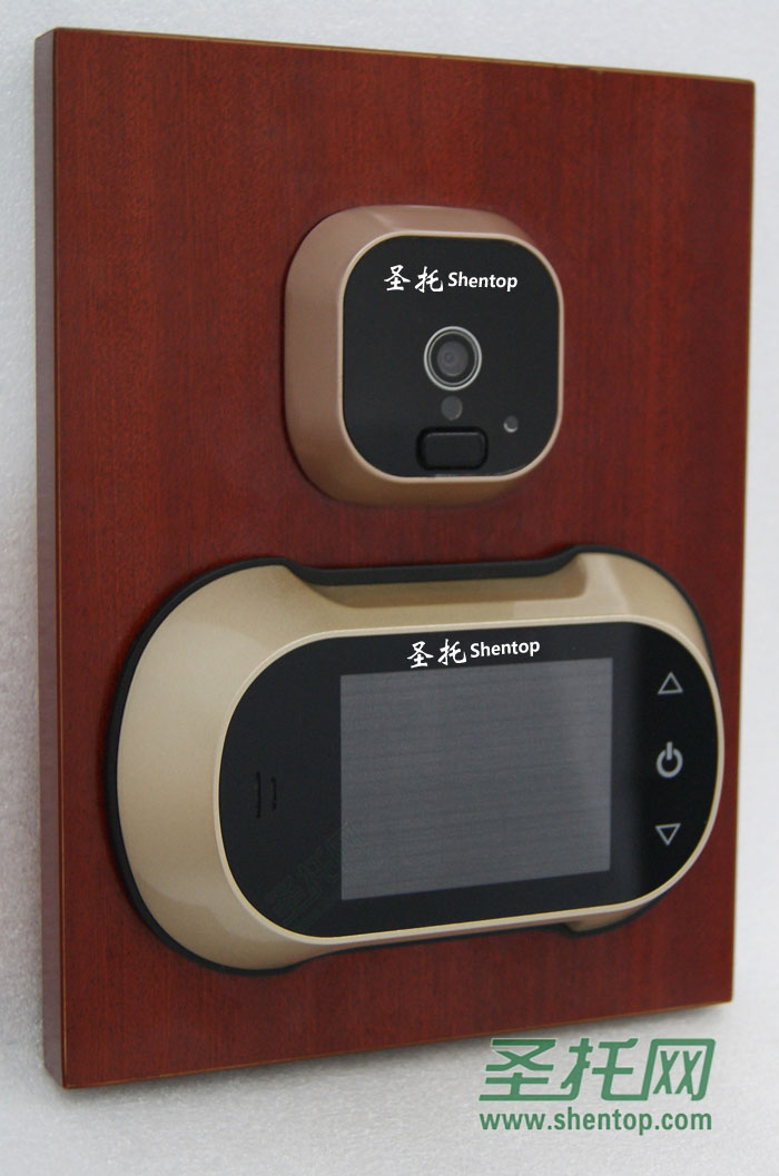 圣托 智能黄金电子猫眼可视门铃STCP001大良 全新