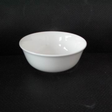 唐山骨质瓷批发白胎6寸面碗，唐山骨质瓷工厂出品