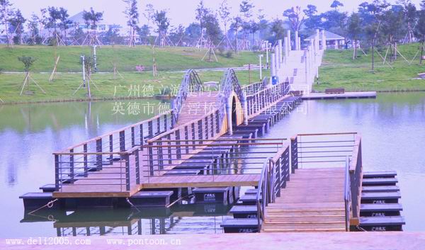 广州南沙海滨公园景观浮桥