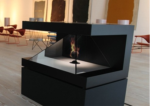 270度全息投影幻影成像设备全息箱全息展览展示柜3D立体展示