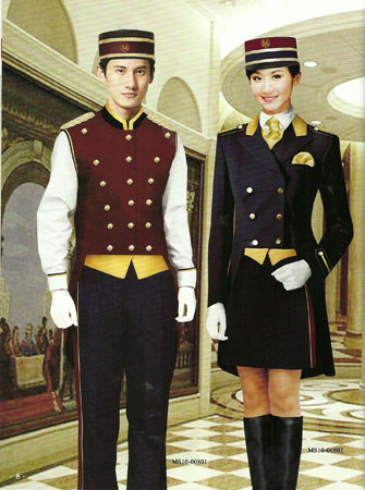 供应酒店门童行李生制服_其他套装_套装_服装服饰,鞋